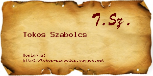 Tokos Szabolcs névjegykártya